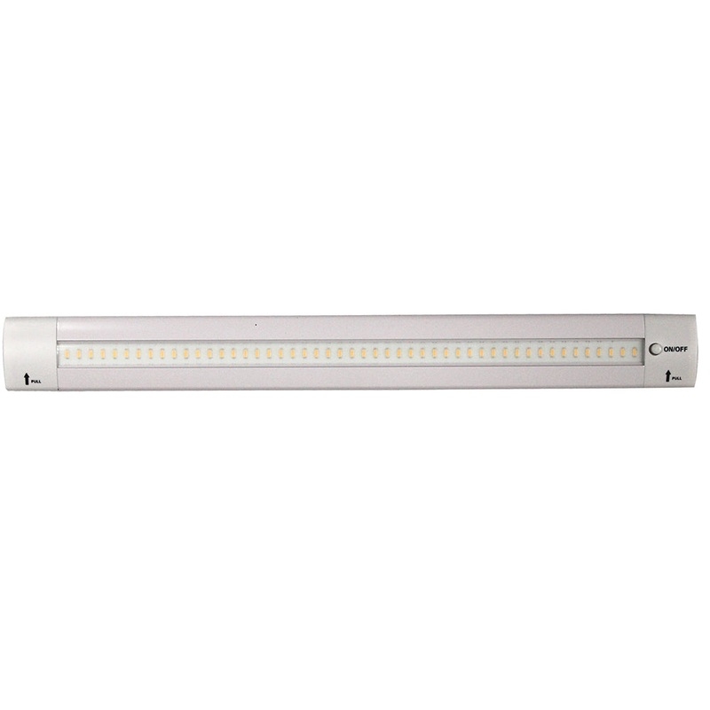 Lunasea 12″ Adjustable Angle LED Light Bar – w/Push Button Switch – 12VDC – Warm White [LLB-32KW-01-M0]