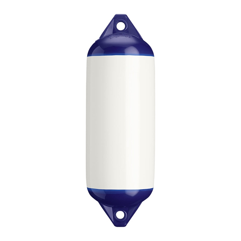 Polyform F-2 Twin Eye Fender 8.2″ x 25″ – White [F-2 WHITE]