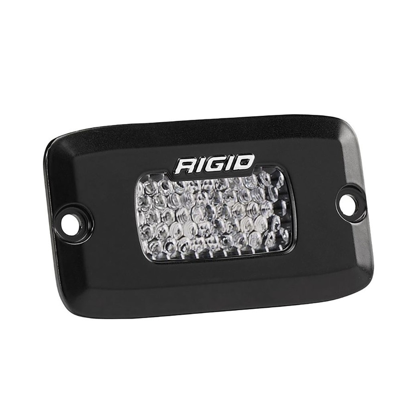 RIGID Industries SR-M Series Pro Diffused Flush Mount – Black [922513]