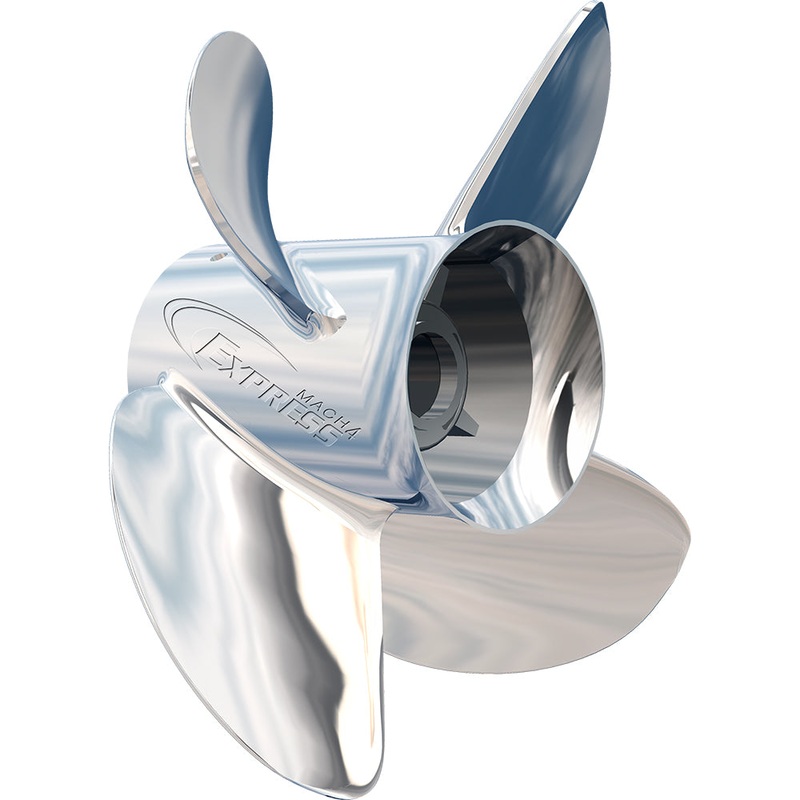Turning Point Express Mach4 – Right Hand – Stainless Steel Propeller – EX-1513-4 – 4-Blade – 15.3″ x 13 Pitch [31501330]