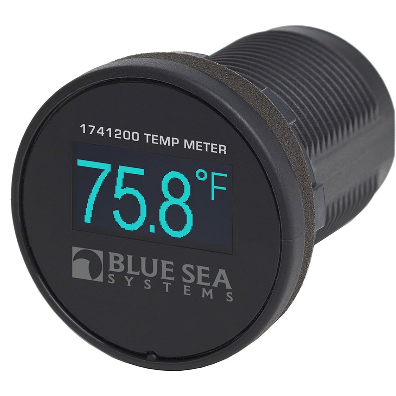 Blue Sea 1741200 Mini OLED Temperature Monitor – Blue [1741200]