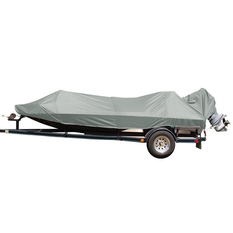 Carver Performance Poly-Guard Styled-to-Fit Boat Cover f/15.5 Jon Style Bass Boats – Shadow Grass [77815C-SG]