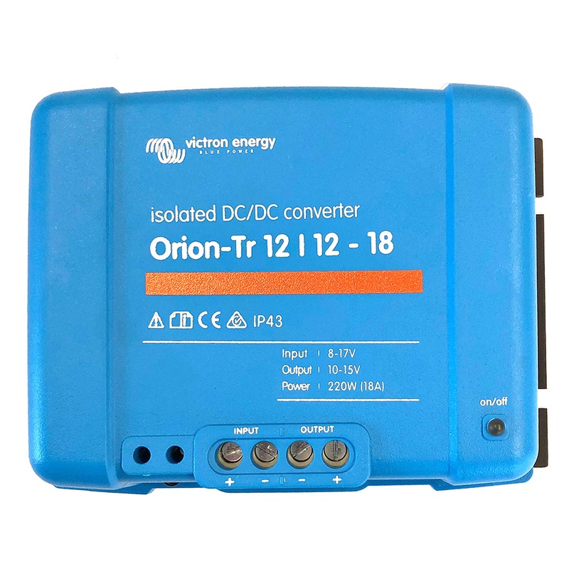 Victron Orion-TR DC-DC Converter – 12 VDC to 12 VDC – 18AMP Isolated [ORI121222110]