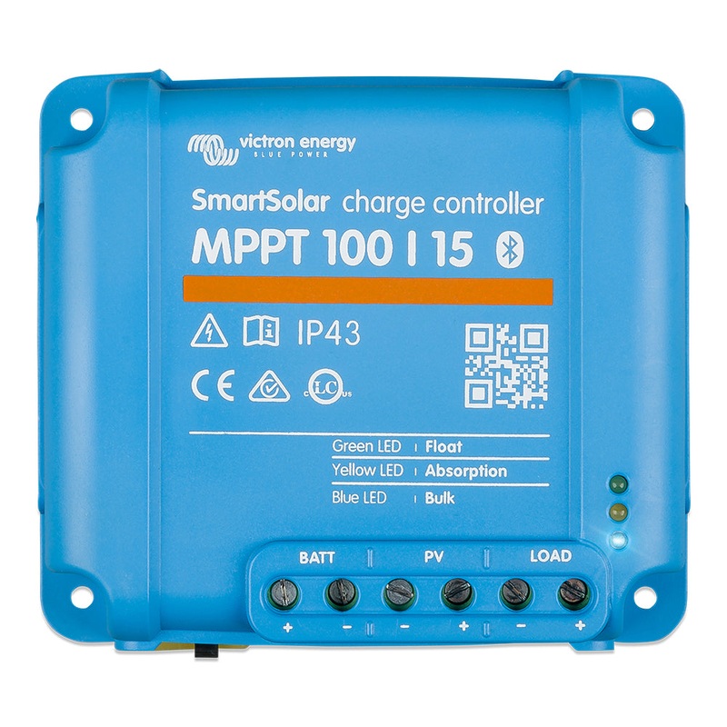 Victron SmartSolar MPPT Charge Controller – 100V – 15AMP – UL Approved [SCC110015060R]