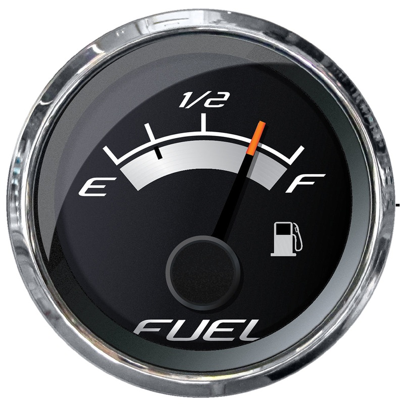 Faria Platinum 2″ Fuel Level Gauge (E-1/2-F) [22021]