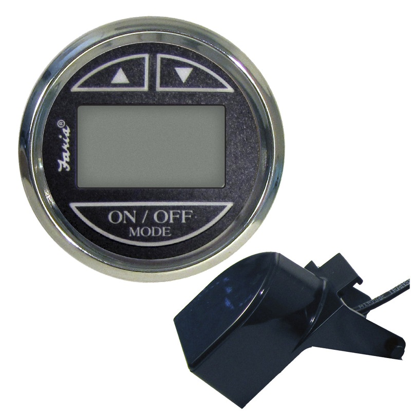 Faria Platinum 2″ Depth Sounder w/Transom Mount Transducer [22025]