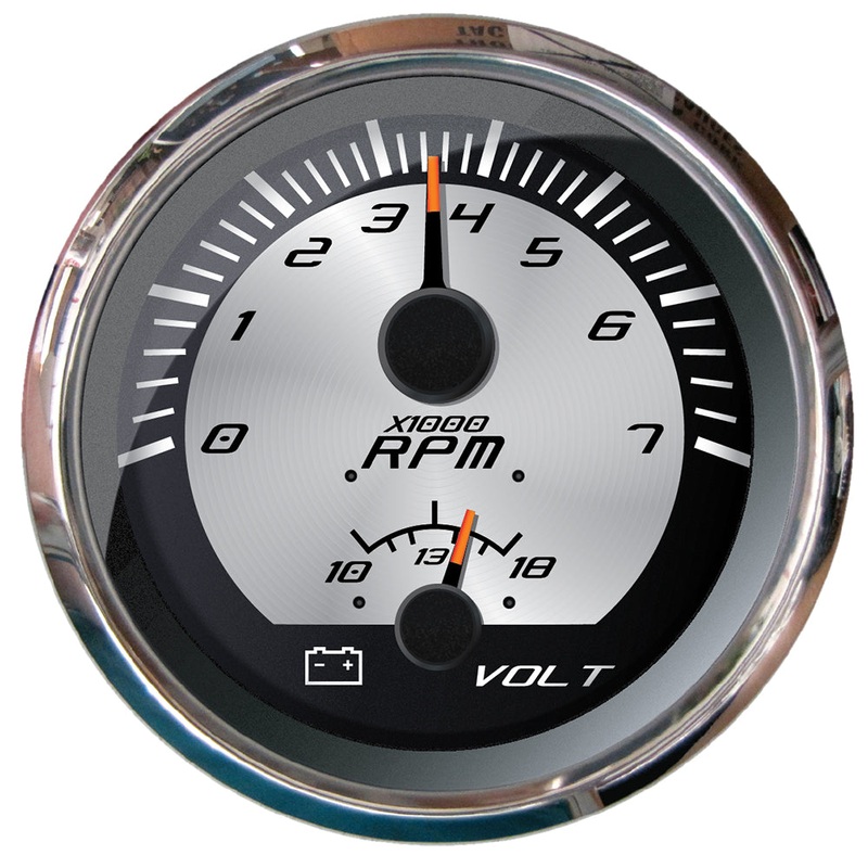 Faria Platinum 4″ Multi-Function – Tachometer  Voltmeter [22016]