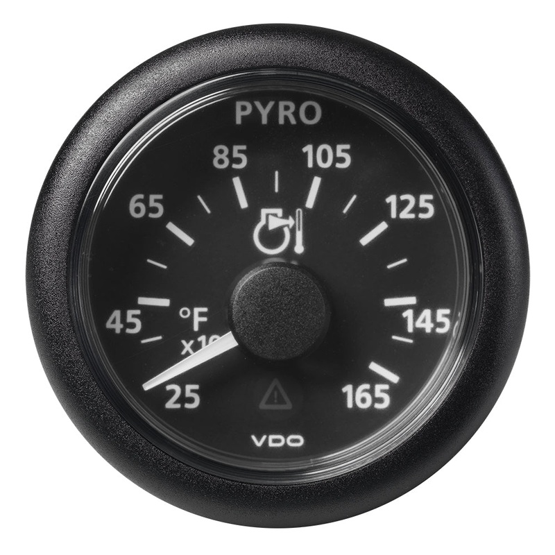 Veratron 52 MM (2-1/16″) ViewLine Pyrometer – 250 to 1650F – Black Dial  Bezel [A2C59512334]