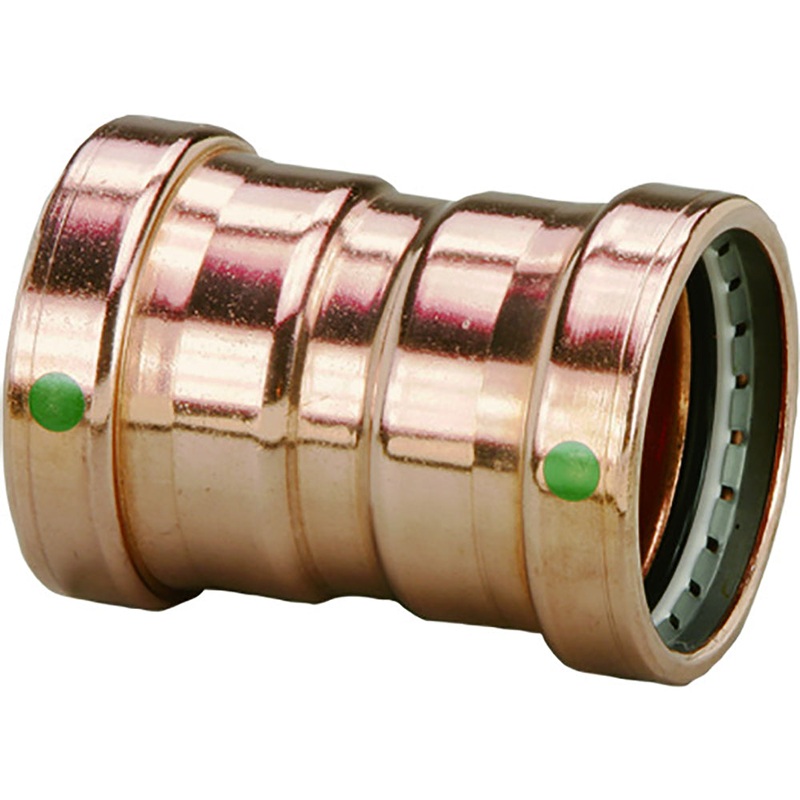 Viega ProPress 2-1/2″ Copper Coupling w/Stop Double Press Connection – Smart Connect Technology [20728]