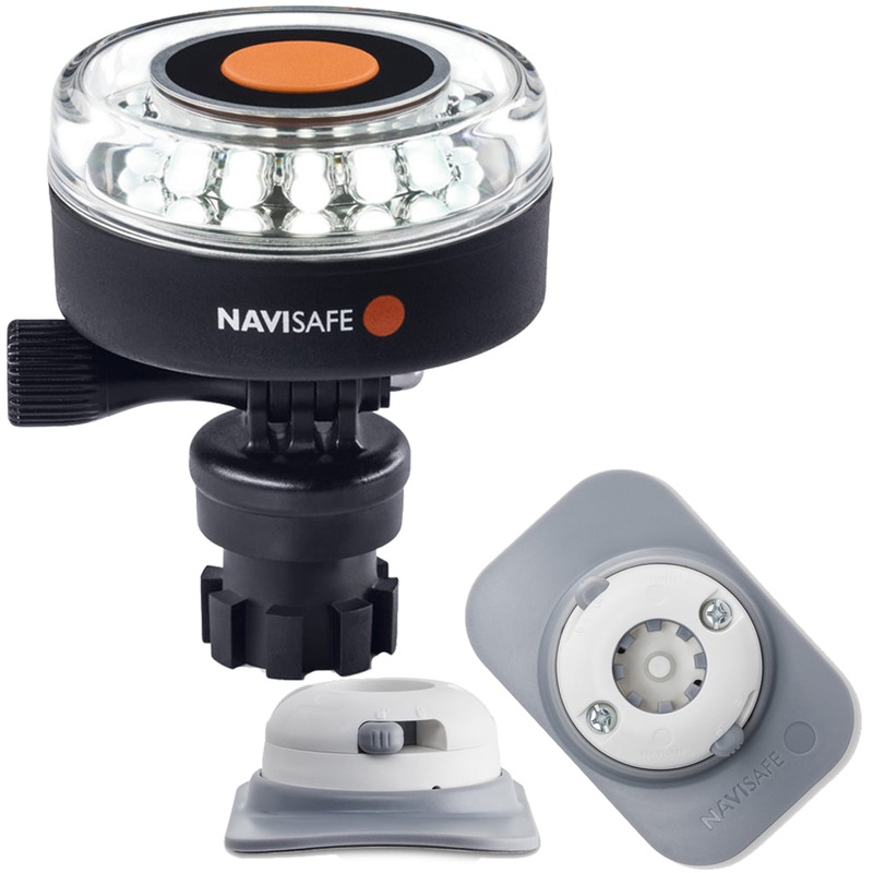 Navisafe Navilight 360 2NM White w/Navimount Base  RIB Mount – White [040KIT4]