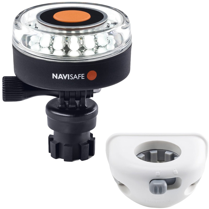 Navisafe Navilight 360 2NM White w/Navimount Base  Vertical Mount – White [040KIT6]