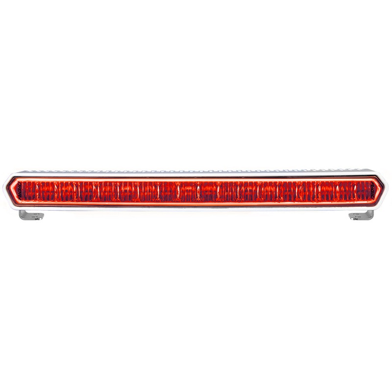 RIGID Industries SR-L Series Marine 20″ White LED Lightbar – White Light w/Red Halo [62002]