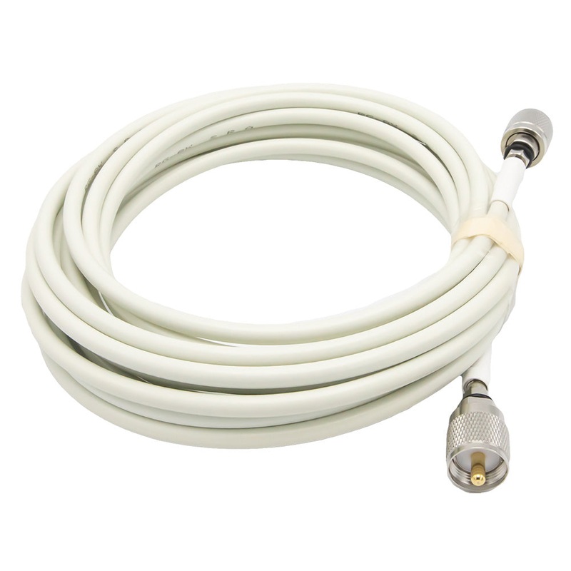 Shakespeare 20 Cable Kit f/Phase III VHF/AIS Antennas – 2 Screw On PL259S  RG-8X Cable w/FME Mini Ends Included [PIII-20-ER]