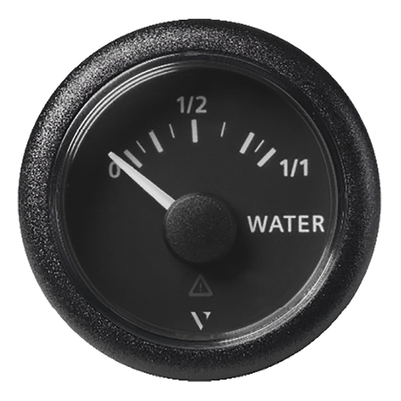 Veratron 52MM (2-1/16″) ViewLine Fresh Water Resistive – 3 to180 OHM – Black Dial  Round Bezel [A2C59514097]