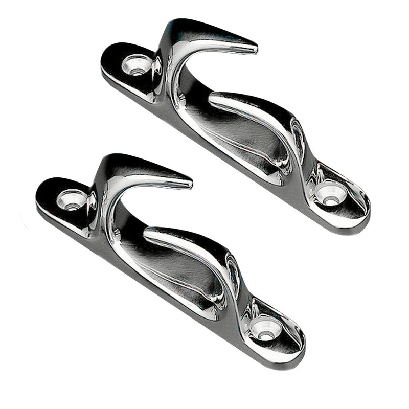 Whitecap Skene Bow Chock 4-1/2″ Pair – Chrome Plated Brass [S-0981C]