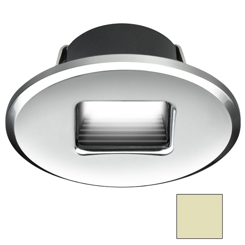 I2Systems Ember E1150Z Snap-In – Polished Chrome – Oval – Warm White Light [E1150Z-13CAB]