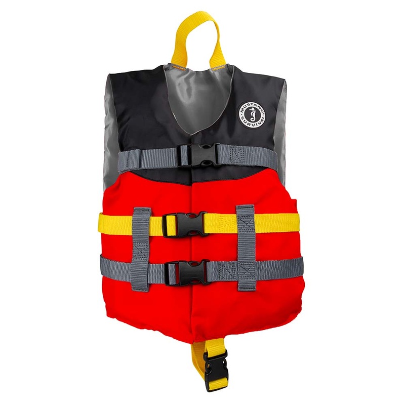 Mustang Child Livery Foam Vest – Red/Black [MV230102-123-0]