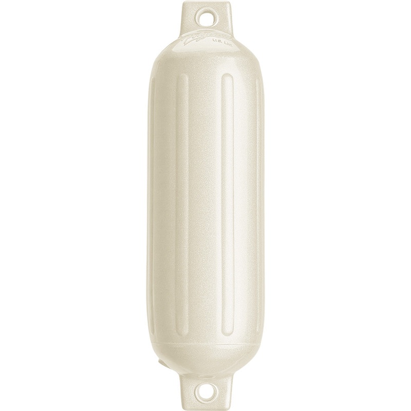 Polyform G-3 Twin Eye Fender 5.5″ x 19″ – Metallic White [G-3 METALLIC WHITE]