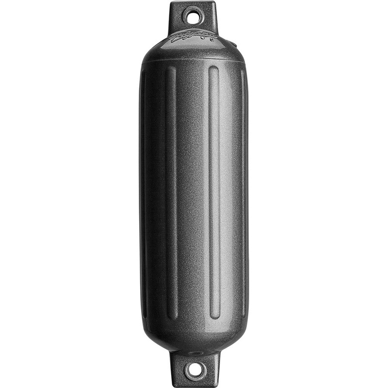 Polyform G-4 Twin Eye Fender 6.5″ x 22″ – Metallic Graphite [G-4 METALLIC GRAPHITE]