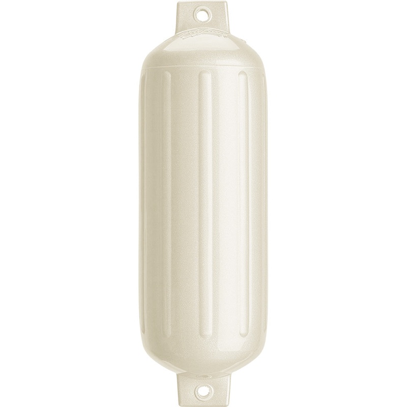 Polyform G-5 Twin Eye Fender 8.8″ x 26.8″ – Metallic White [G-5 METALLIC WHITE]