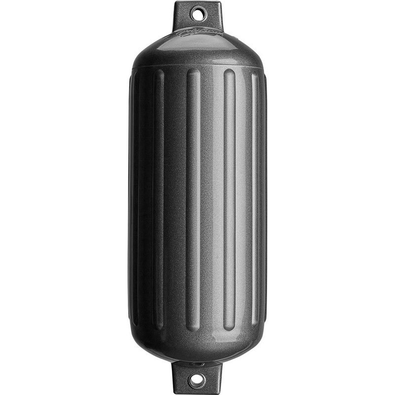 Polyform G-6 Twin Eye Fender 11″ x 30″ – Metallic Graphite [G-6 METALLIC GRAPHITE]