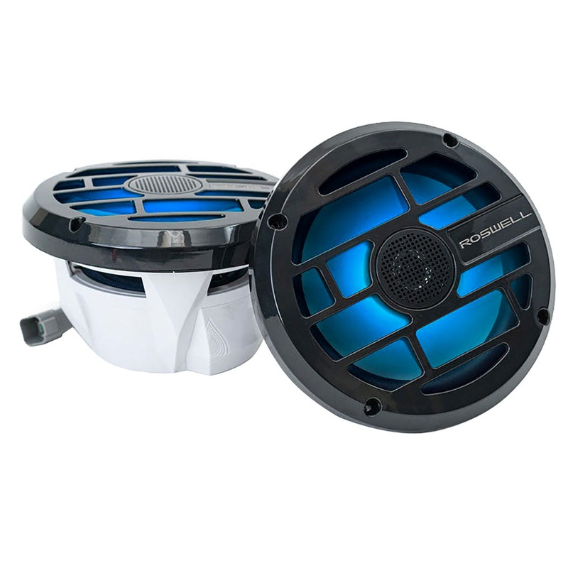 Roswell R Series 6.5 Marine Speakers – Anthracite Grille – 60W RMS  120W Peak Power [C920-1902]