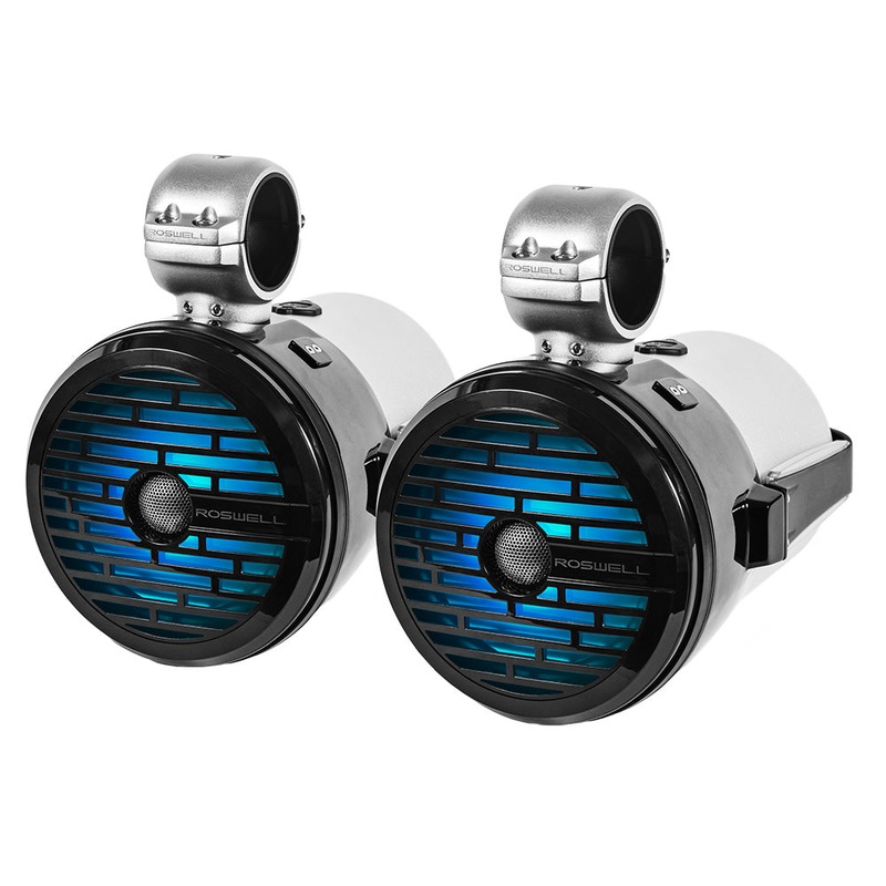 Roswell R1 8 Tower Speakers – Black – 100W RMS  200W Peak Power [C920-1711]