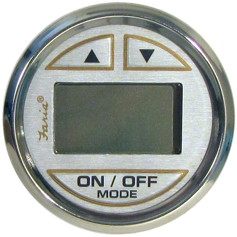 Faria Kronos 2″ Depth Sounder w/Transom Mount Transducer [19150]