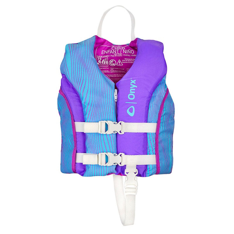 Onyx Shoal All Adventure Child Paddle  Water Sports Life Jacket – Purple [121000-600-001-21]