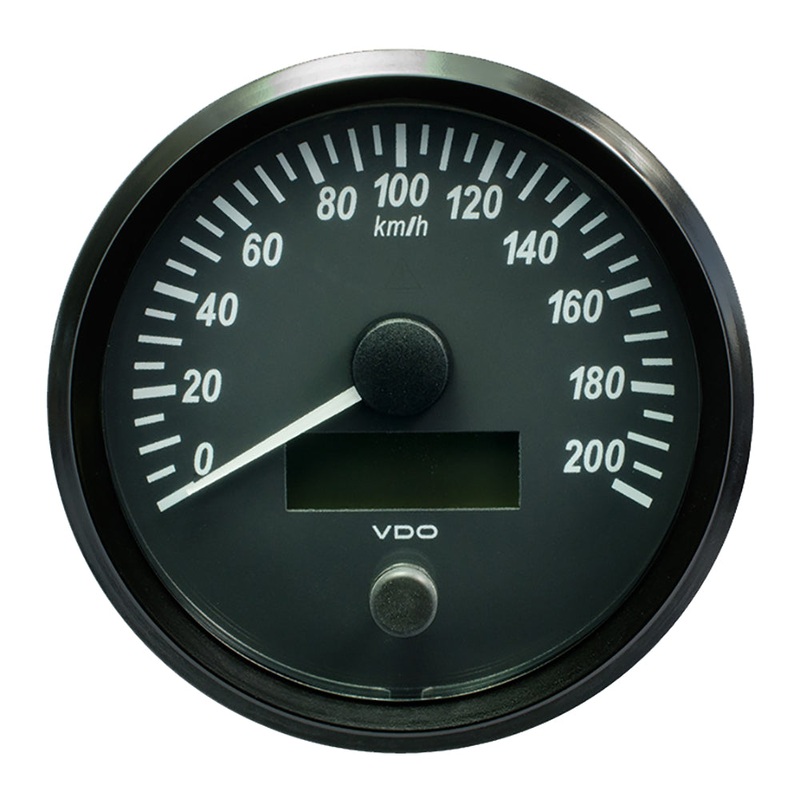 VDO SingleViu 100mm (4″) Speedometer – 200 KM/H [A2C3832840030]