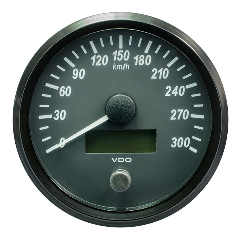 VDO SingleViu 100mm (4″) Speedometer – 300 KM/H [A2C3832830030]