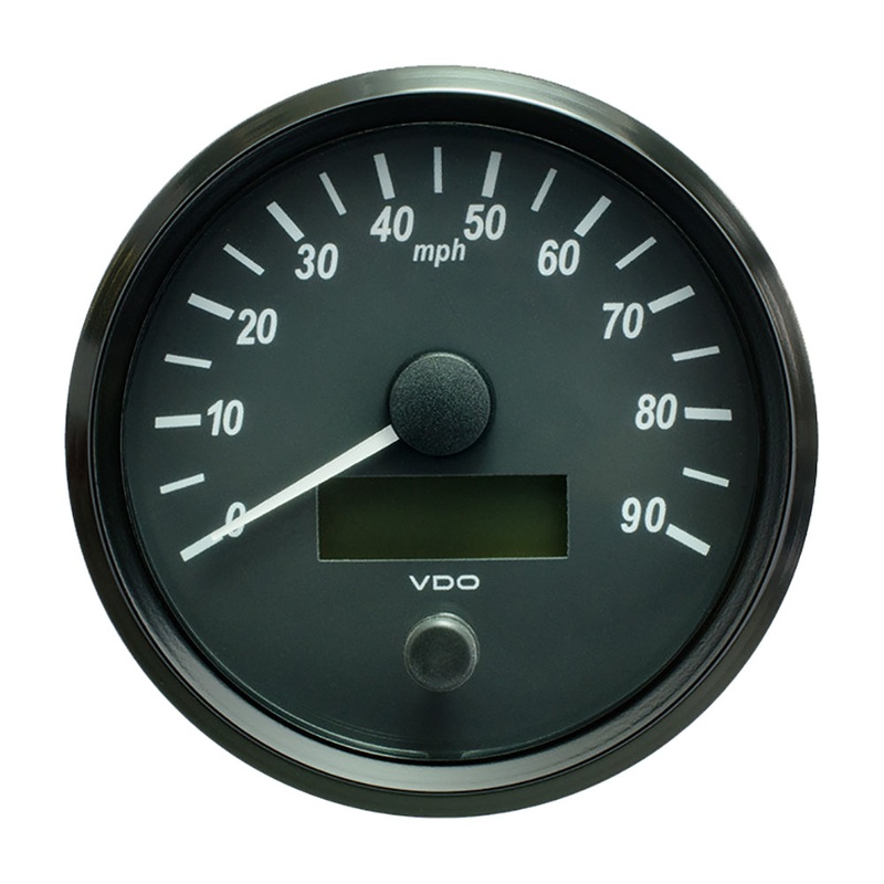 VDO SingleViu 100mm (4″) Speedometer – 90 MPH [A2C3832870030]