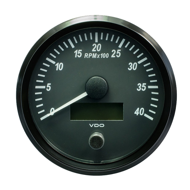 VDO SingleViu 100mm (4″) Tachometer – 4000 RPM [A2C3832800030]