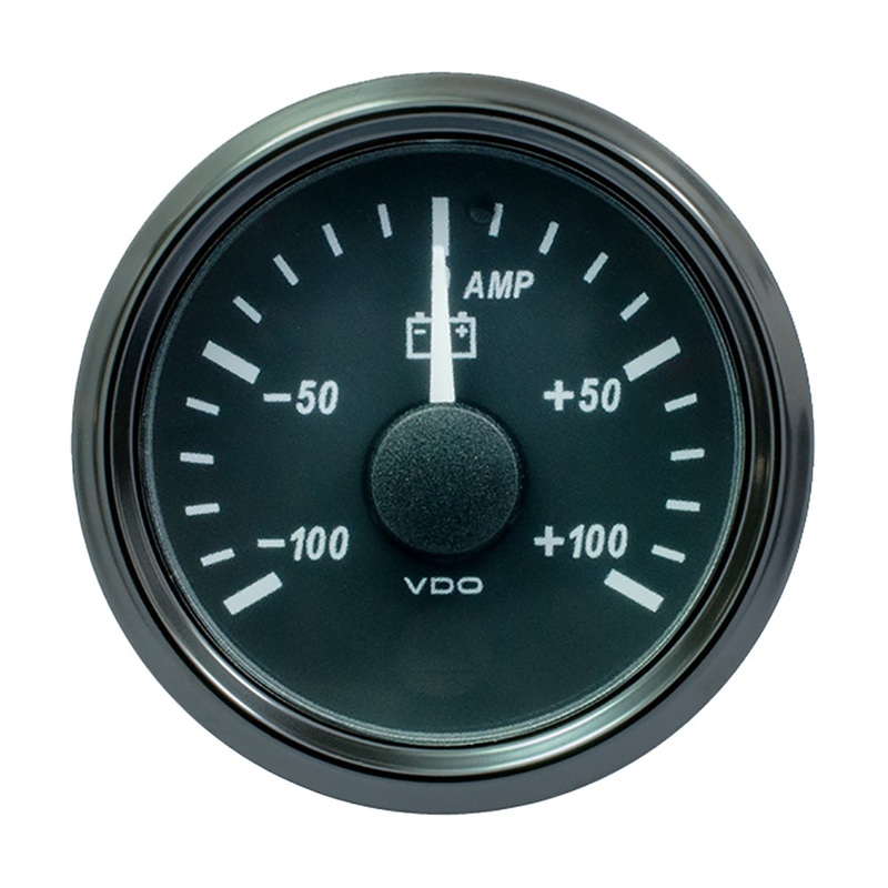 VDO SingleViu 52mm (2-1/16″) Ammeter – 100 AMP [A2C3833070030]