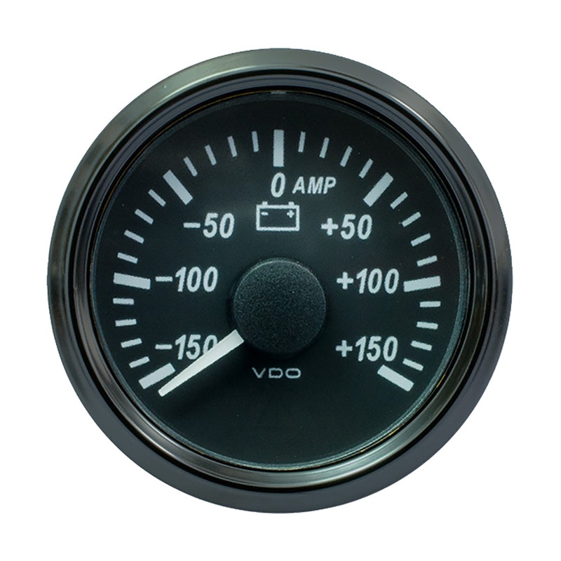 VDO SingleViu 52mm (2-1/16″) Ammeter – 150 AMP [A2C3833060030]