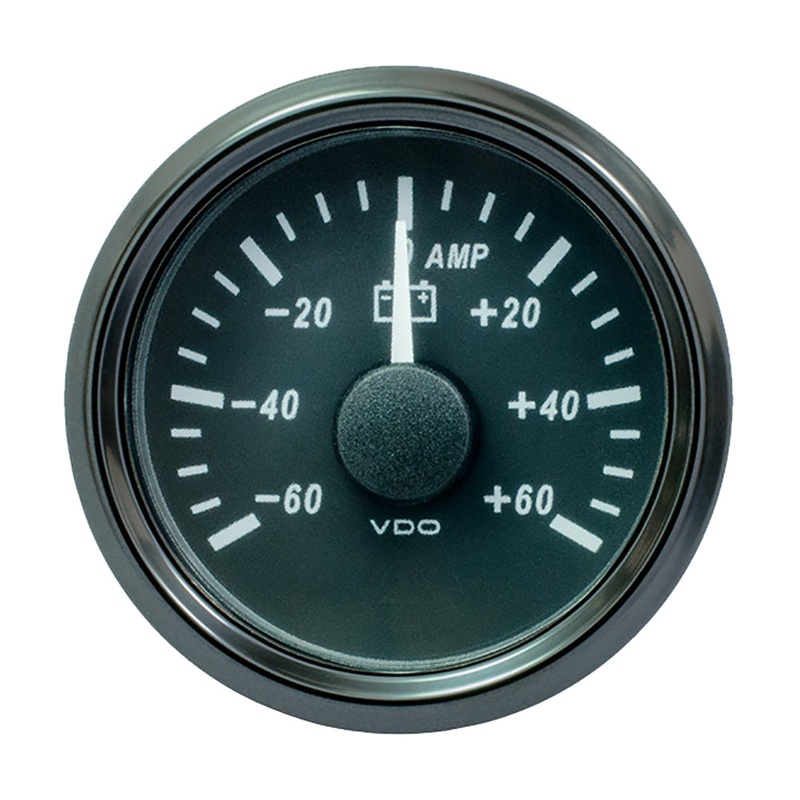 VDO SingleViu 52mm (2-1/16″) Ammeter – 60 AMP [A2C3833080030]