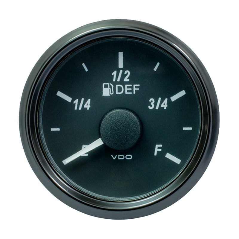 VDO SingleViu 52mm (2-1/16″) DEF Level Gauge – 240-33 Ohm [A2C3832750030]