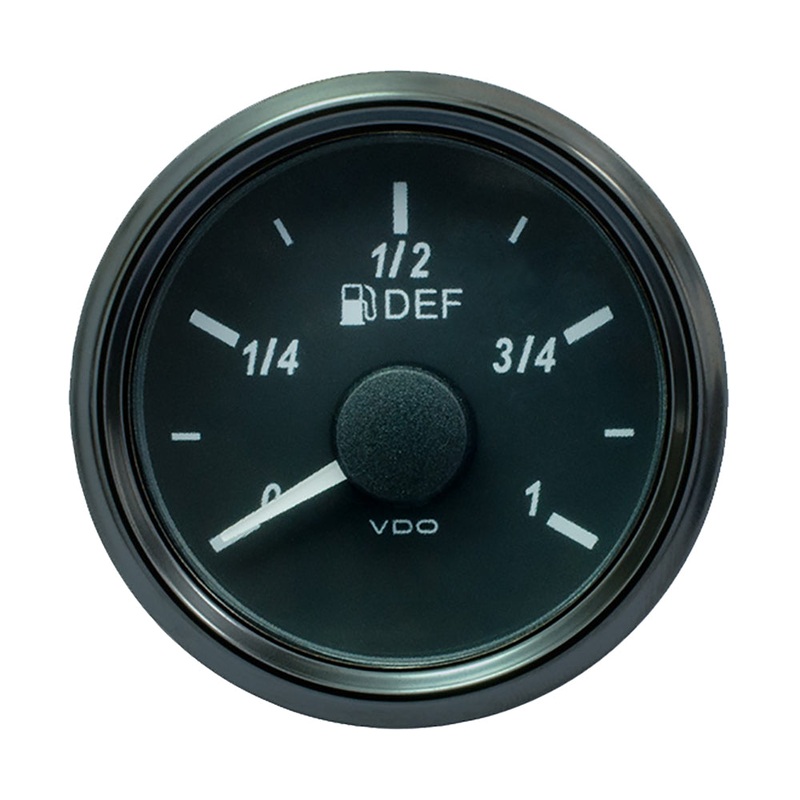 VDO SingleViu 52mm (2-1/16″) DEF Level Gauge – 3-180 Ohm [A2C3833550030]