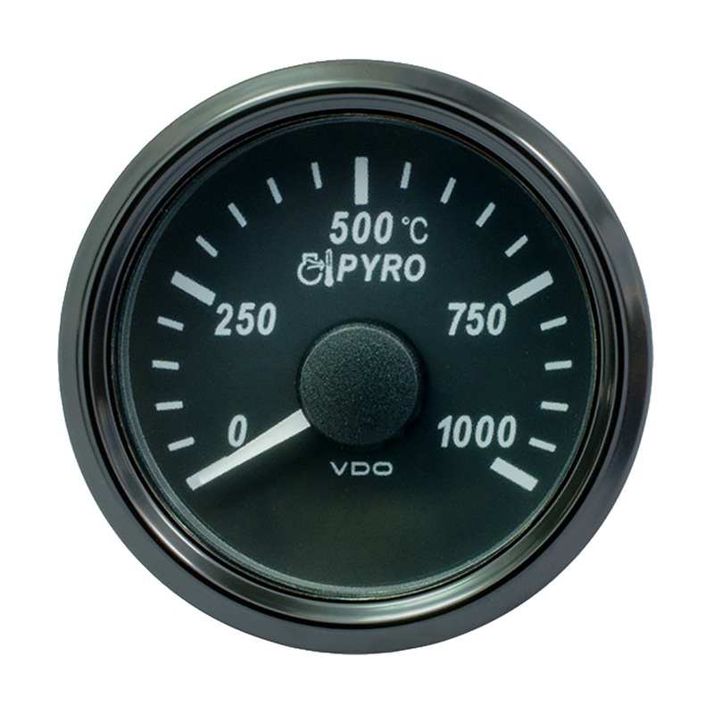 VDO SingleViu 52mm (2-1/16″) Exhaust Gas Temp. Gauge – 1000C [A2C3833050030]