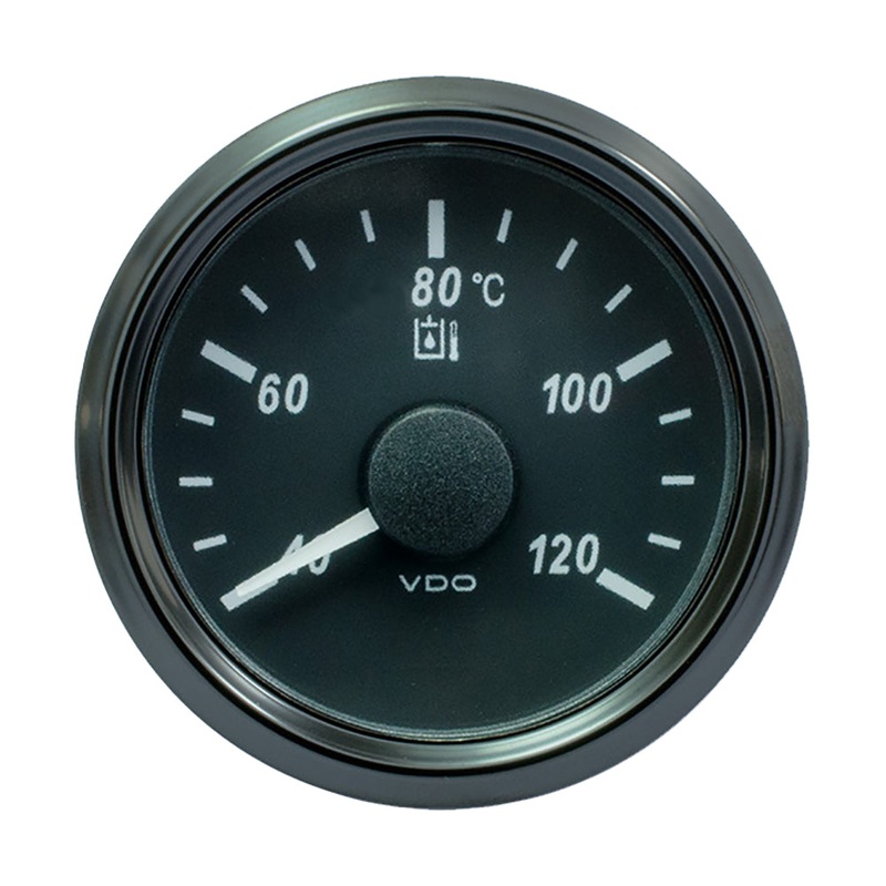 VDO SingleViu 52mm (2-1/16″) Hydraulic Oil Temp. Gauge – 120C – 291-22 Ohm [A2C3833510030]