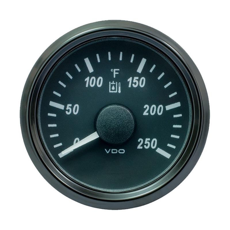 VDO SingleViu 52mm (2-1/16″) Hydraulic Oil Temp. Gauge – 250F – 291-22 Ohm [A2C3916310030]
