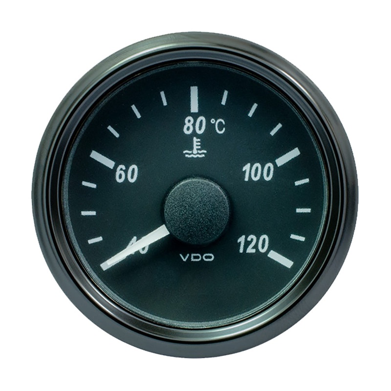 VDO SingleViu 52mm (2-1/16″) Water Temp. Gauge – 120 C – 291-22 ohm [A2C3833320030]