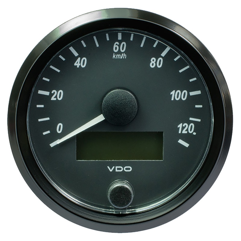 VDO SingleViu 80mm (3-1/8″) Speedometer – 120 KM/H [A2C3832910030]