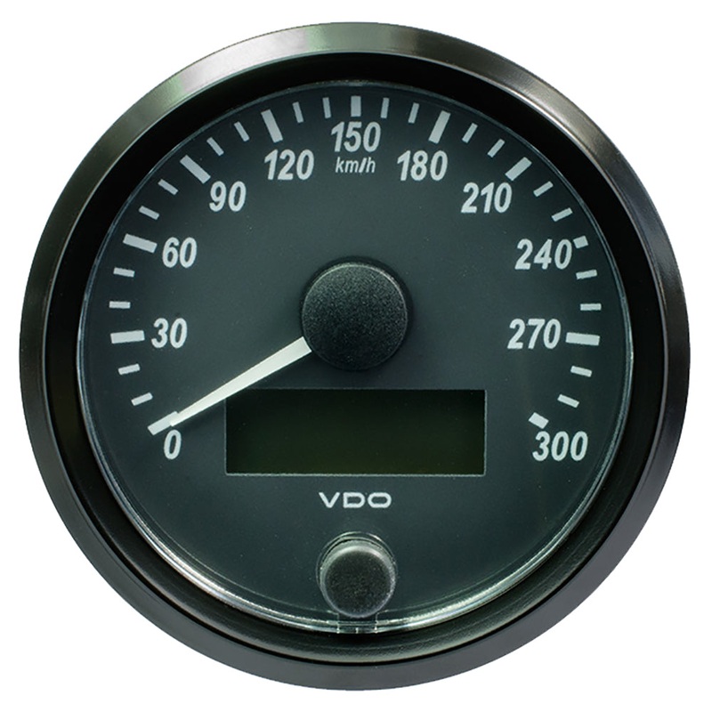 VDO SingleViu 80mm (3-1/8″) Speedometer – 300 KM/H [A2C3832950030]