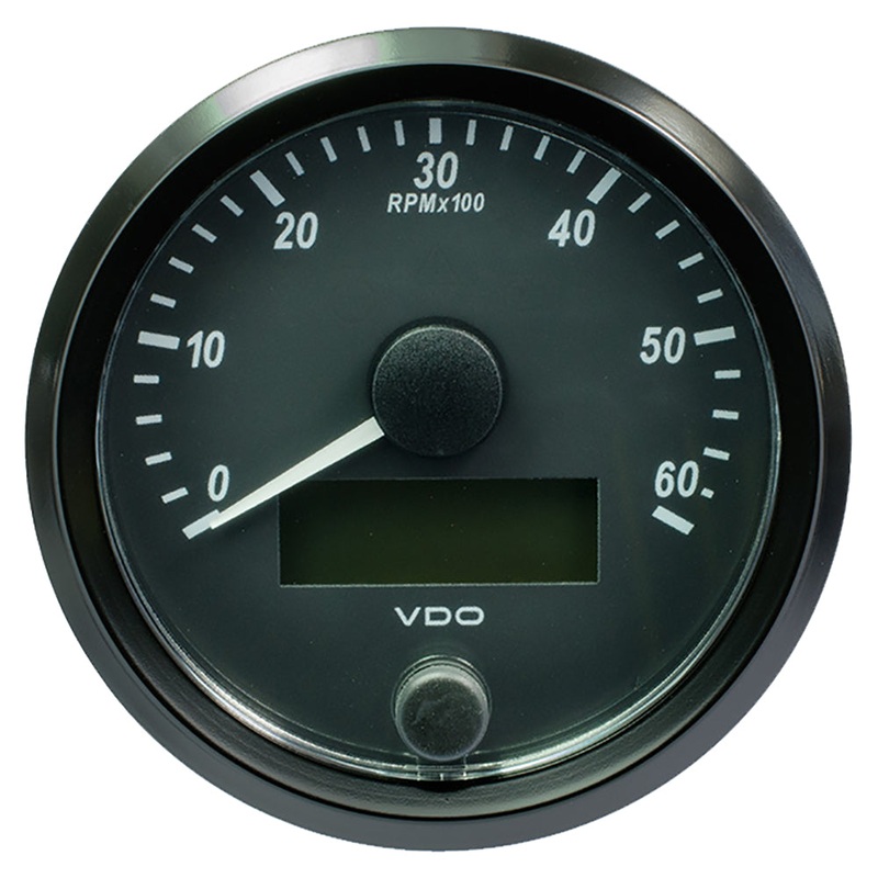 VDO SingleViu 80mm (3-1/8″) Tachometer – 6,000 RPM [A2C3833010030]