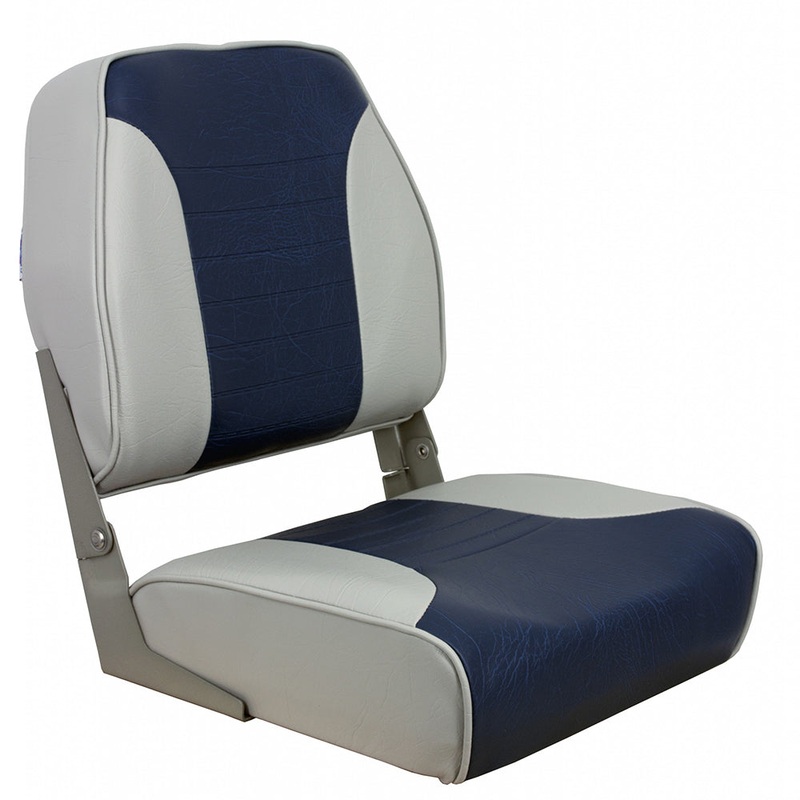 Springfield Economy Multi-Color Folding Seat – Grey/Blue [1040651]