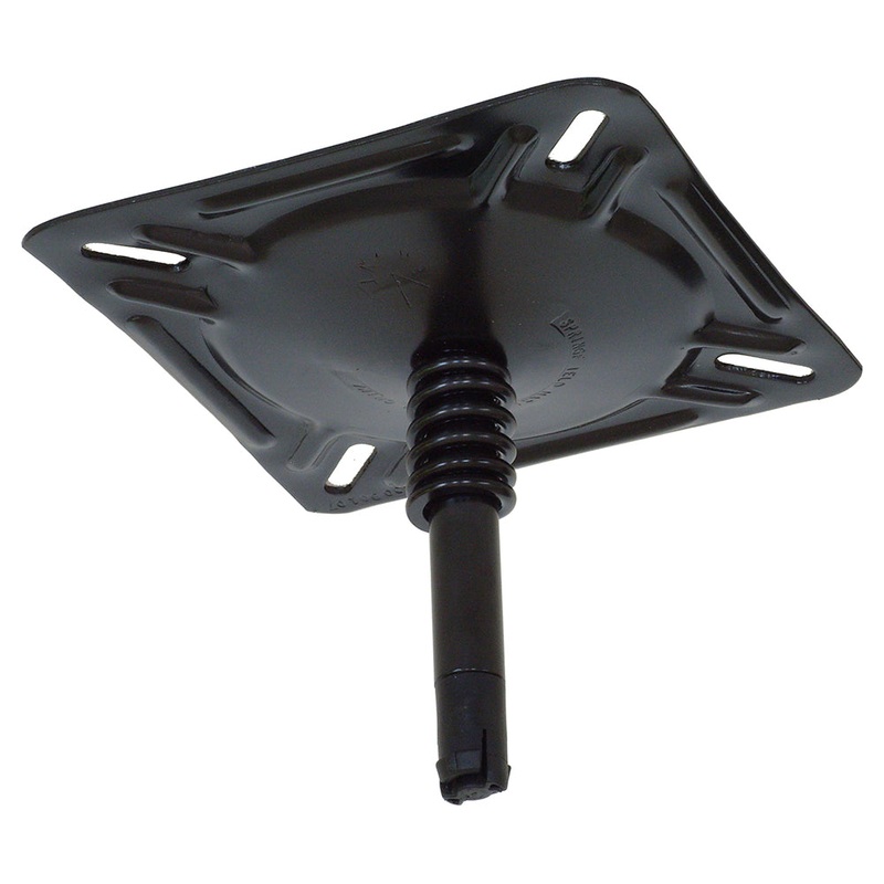 Springfield KingPin 7″ x 7″ Seat Mount w/Spring – E-Coat Finish [1615201-EC]