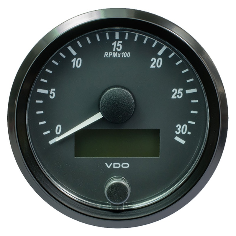 VDO SingleViu 80mm (3-1/8″) Tachometer – 3000 RPM [A2C3832980030]