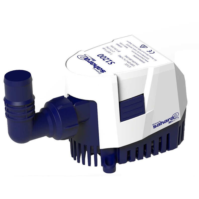Attwood Sahara MK2 S1200 Bilge Pump 1200 GPH – 12V – Automatic [5512-7]