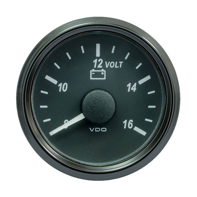 VDO SingleViu 52mm (2-1/16″) Voltmeter f/12V Systems [A2C3832770030]